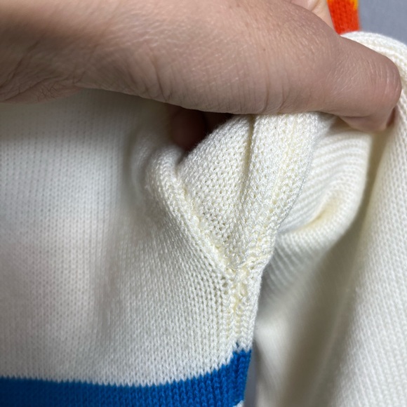 Vintage Vicki Volts Rainbow Chevron Flower Dress - Picture 13 of 16